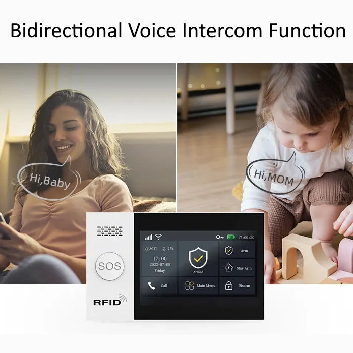 PGST All in One Smart Home WiFi & 4G Security Alarm System