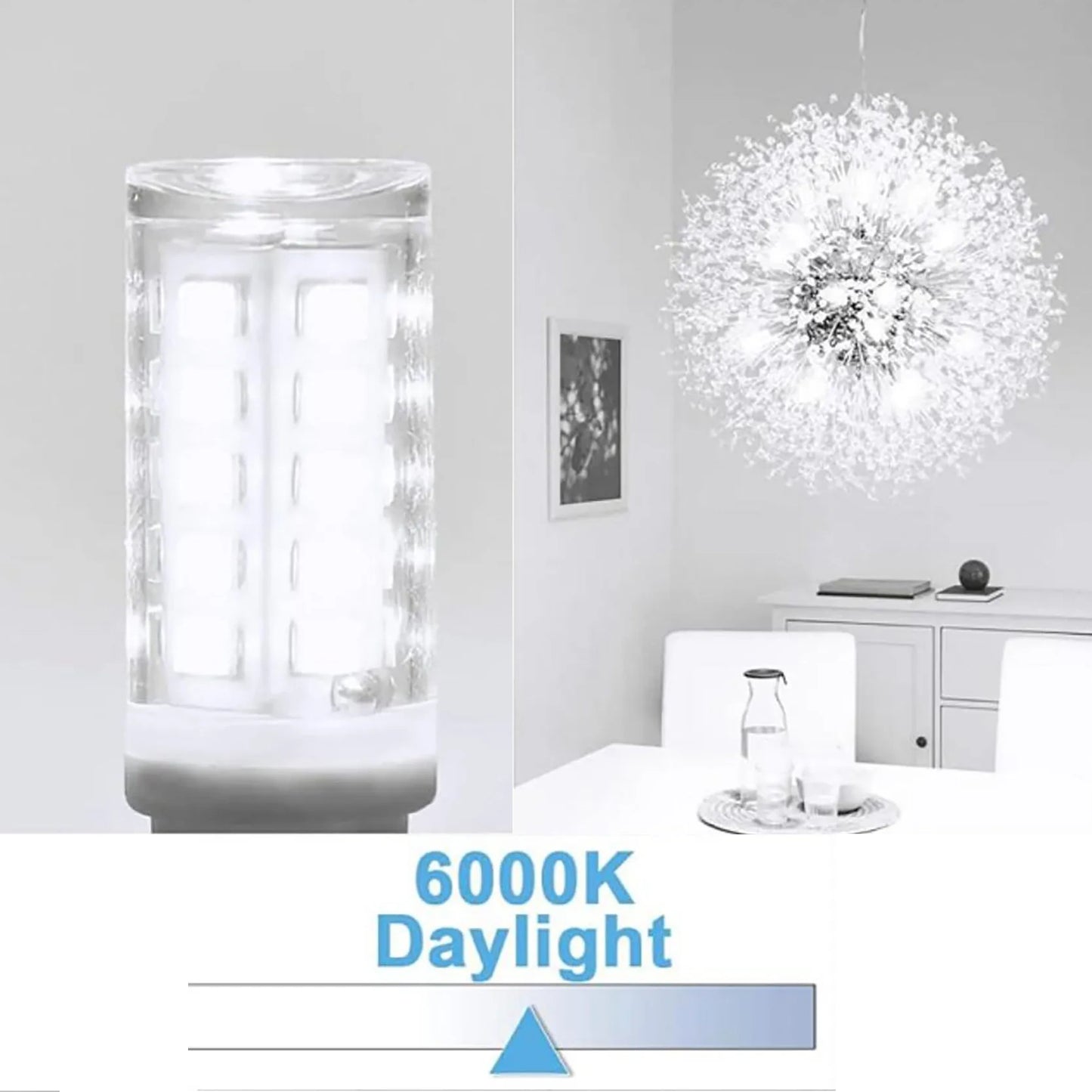 E14 LED Corn Bulbs – Small Edison Screw, 7W 360° Bright Light (10-Pack)