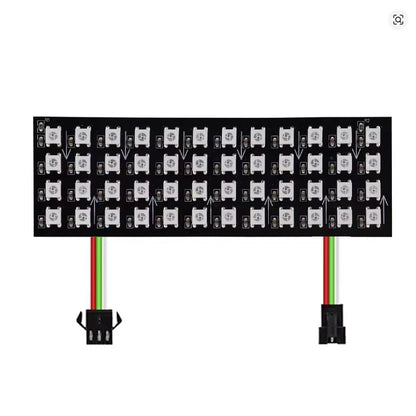 Flexible RGB Matrix LED Panel WS2812B – Individually Addressable Matrix LED Display (4x12, 8x8, 16x16, 8x32)