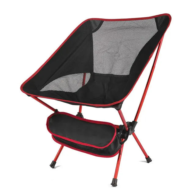 Portable Aluminum Folding Lawn Chair – Lightweight Compact Outdoor Camping Seat