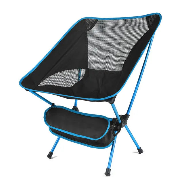 Portable Aluminum Folding Lawn Chair – Lightweight Compact Outdoor Camping Seat