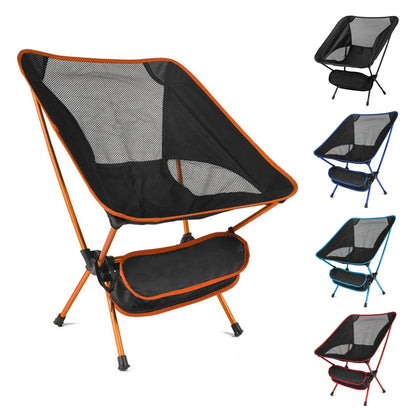 Portable Aluminum Folding Lawn Chair – Lightweight Compact Outdoor Camping Seat