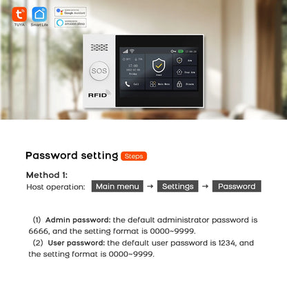 PGST All in One Smart Home WiFi & 4G Security Alarm System