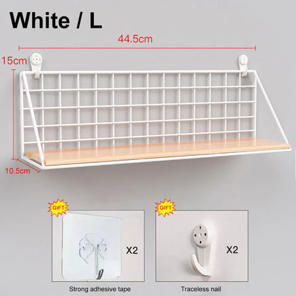 Top Shelves Bundle (3-Pack) – Metal & Wood Wall Shelves for Kitchen, Bathroom & Home Storage