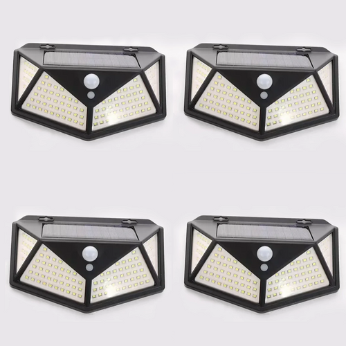 Solar Outdoor LED Lights with Motion Sensor (4-pack)