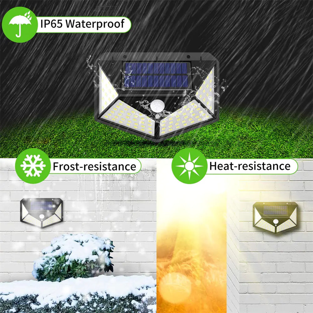Solar Outdoor LED Lights with Motion Sensor