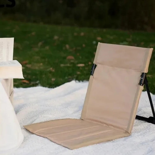 Ultra-Light Folding Lawn Chair Cushion with Back Support (500g) – Portable & Waterproof